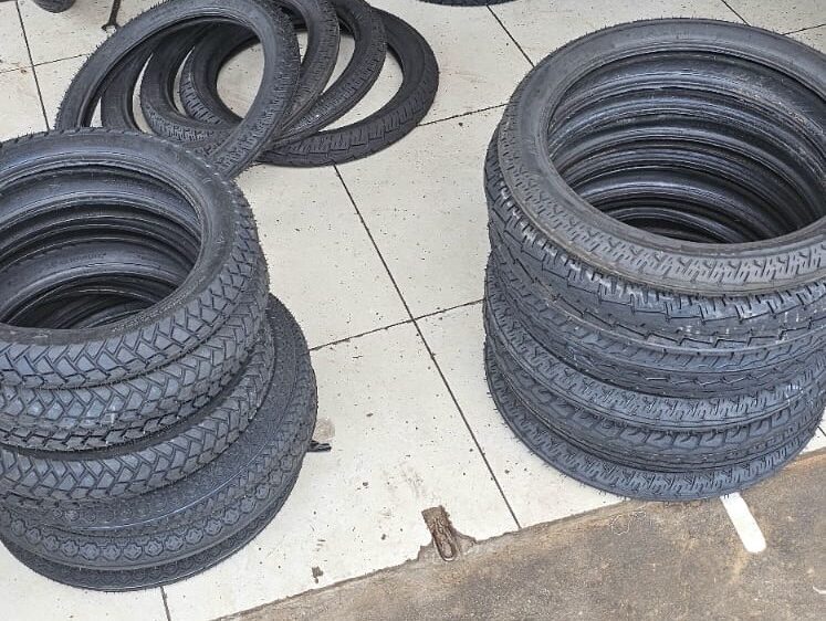 Pneus apreendidos