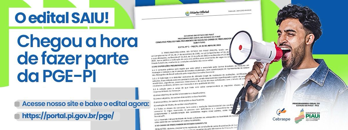 Clique aqui para acessar o edital.