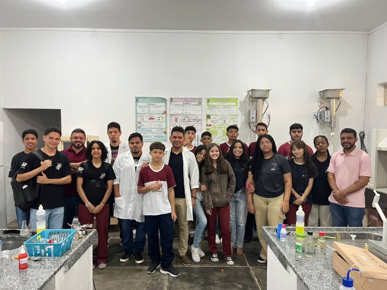 Alunos da escola pública de Barras participam de atividades práticas no Laboratório de Química e Física da UESPI