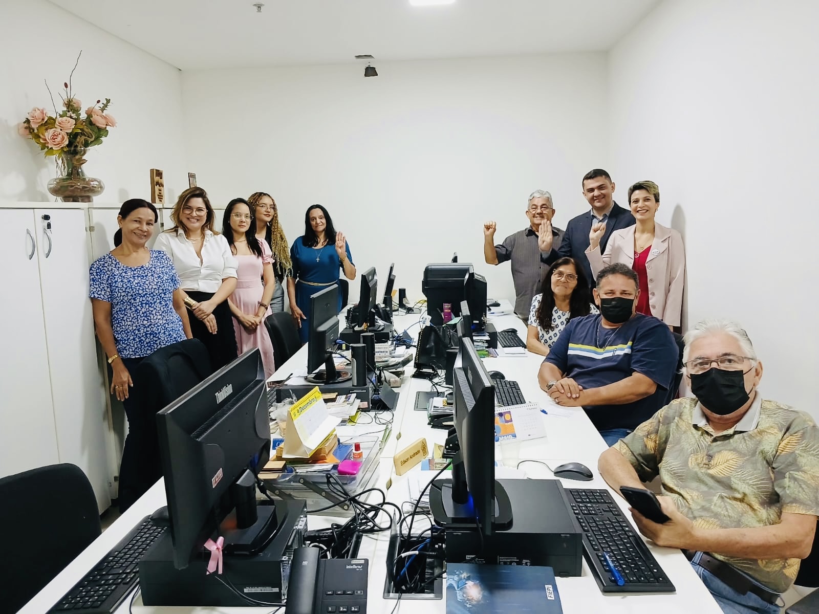 Participantes da ação em prol da equidade
