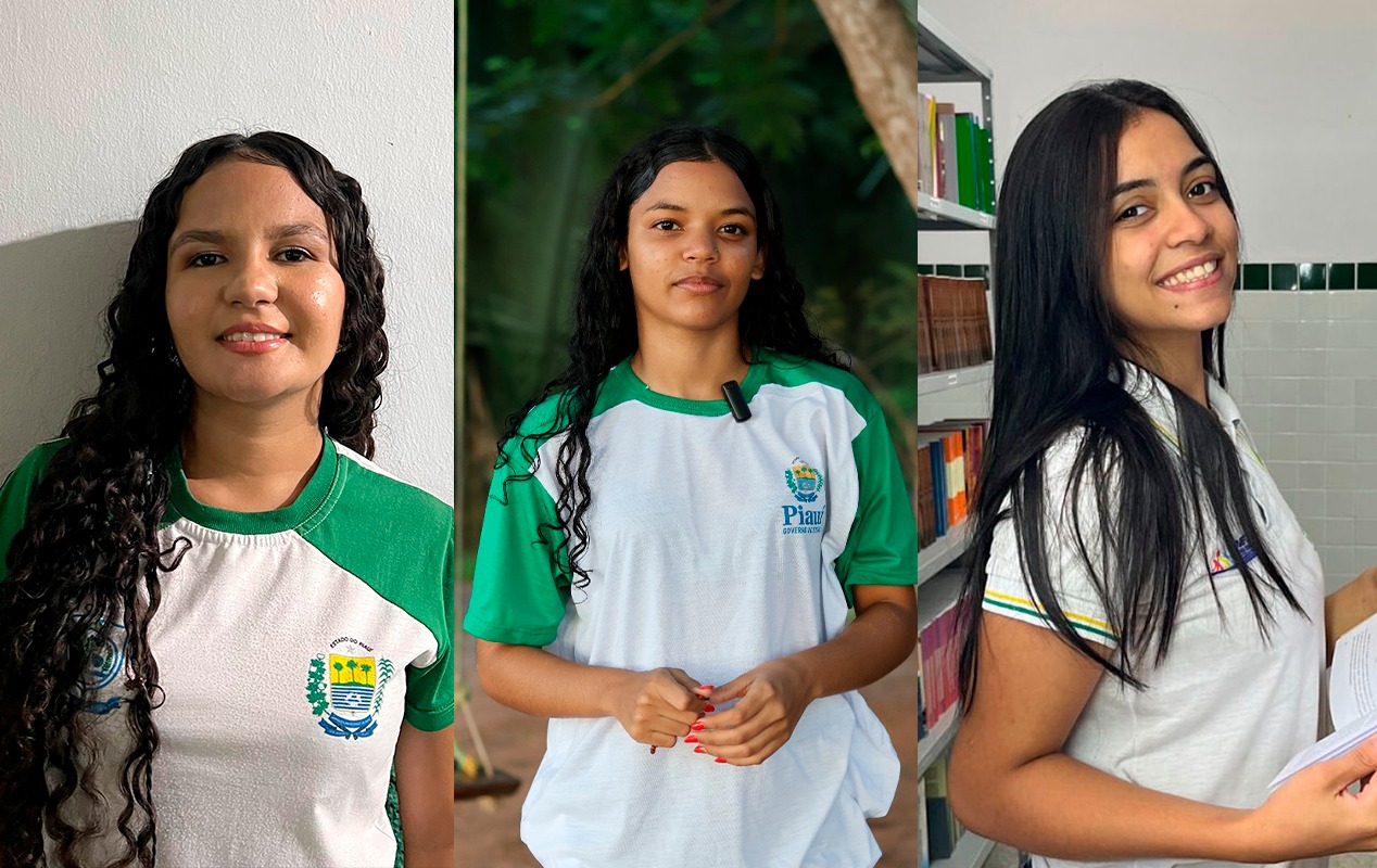 Estudantes selecionadas no Parlamento Juvenil do Mercosul