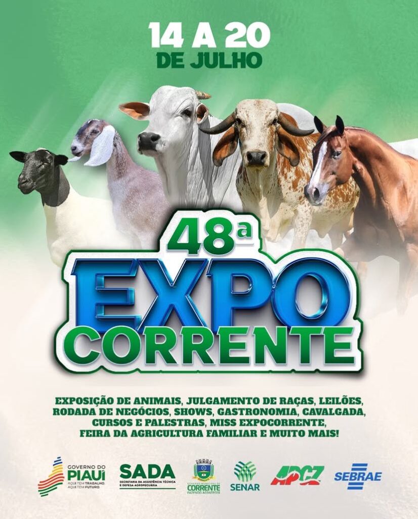 Sada e APCZ promovem a 48ª edição da Expocorrente – pi.gov