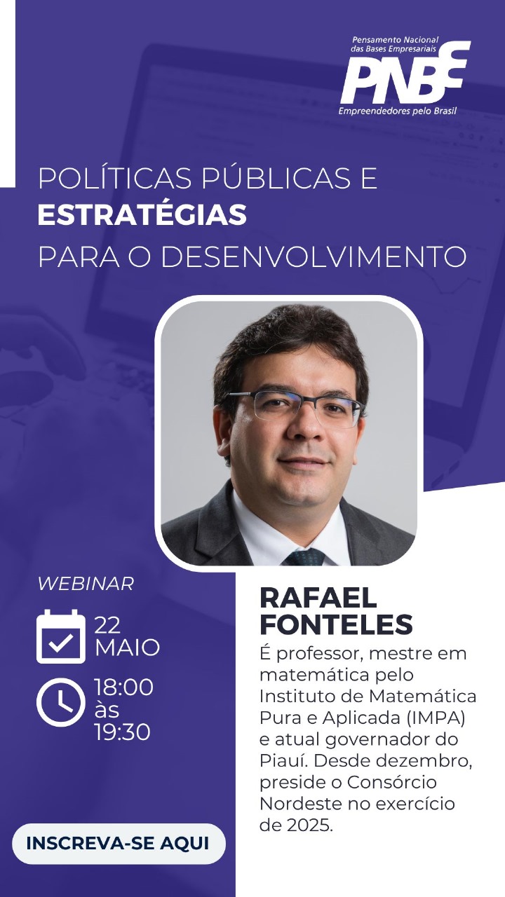 A imprensa piauiense e o público em geral estão convidados a participar gratuitamente do evento e acompanhar virtualmente as discussões. Para isso, devem realizar a inscrição, preenchendo o formulário: