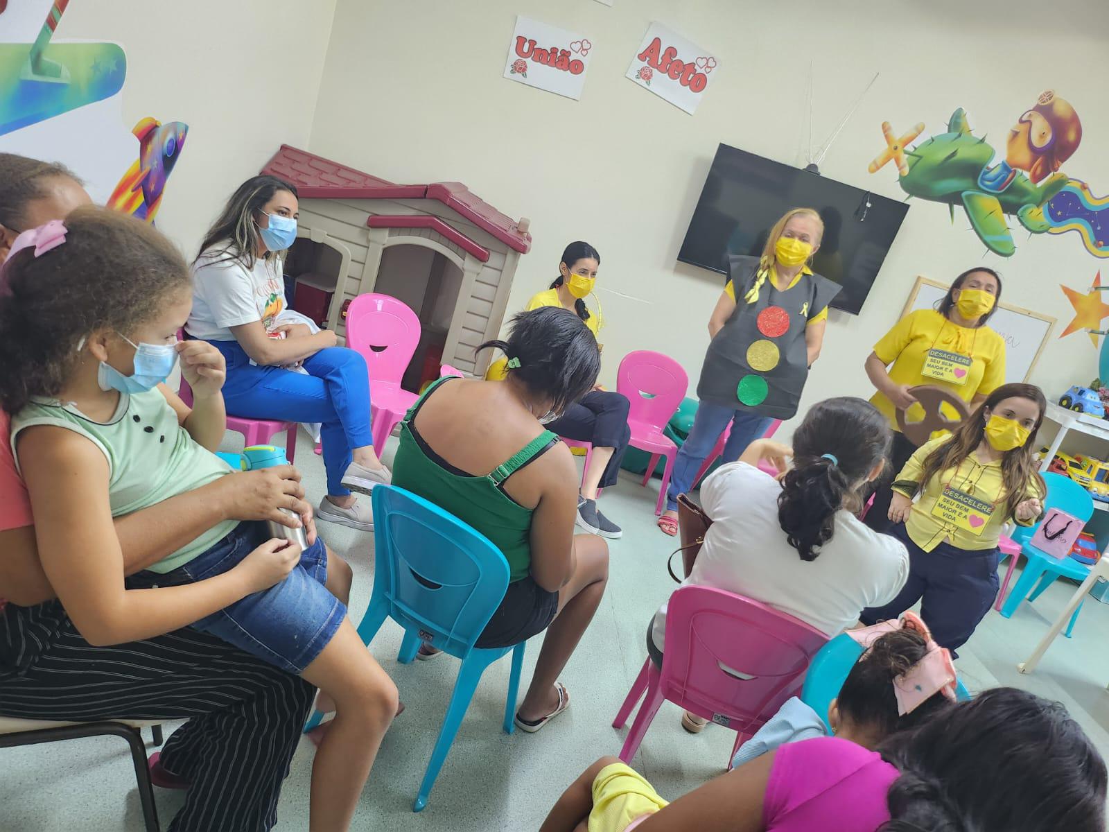 Mobilização do Maio Amarelo no HILP