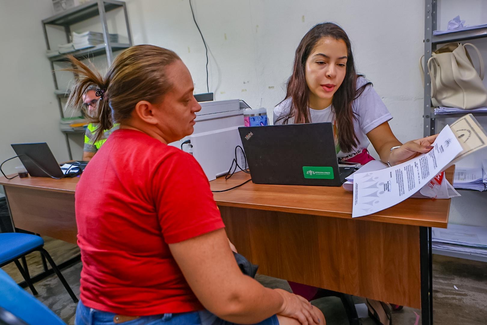 DPE participou com a emissão de documentos para trabalhadoras rurais. (Foto: Geirlys Silva / SAF)