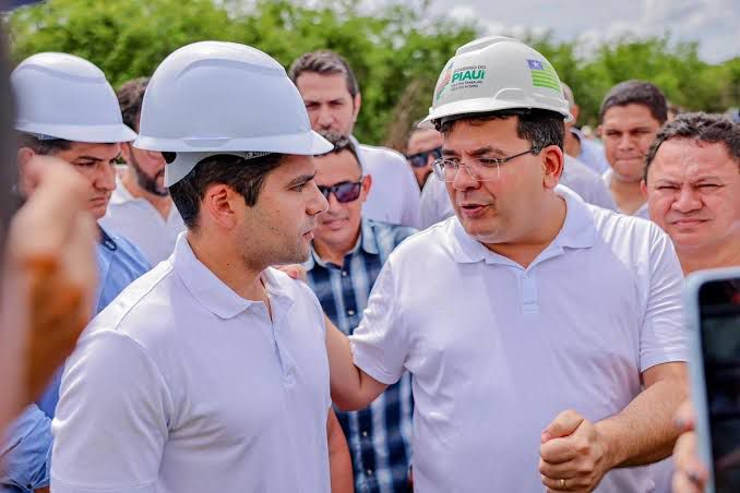 Leonardo Sobral com o governador Rafael Fonteles (Ascom DER)