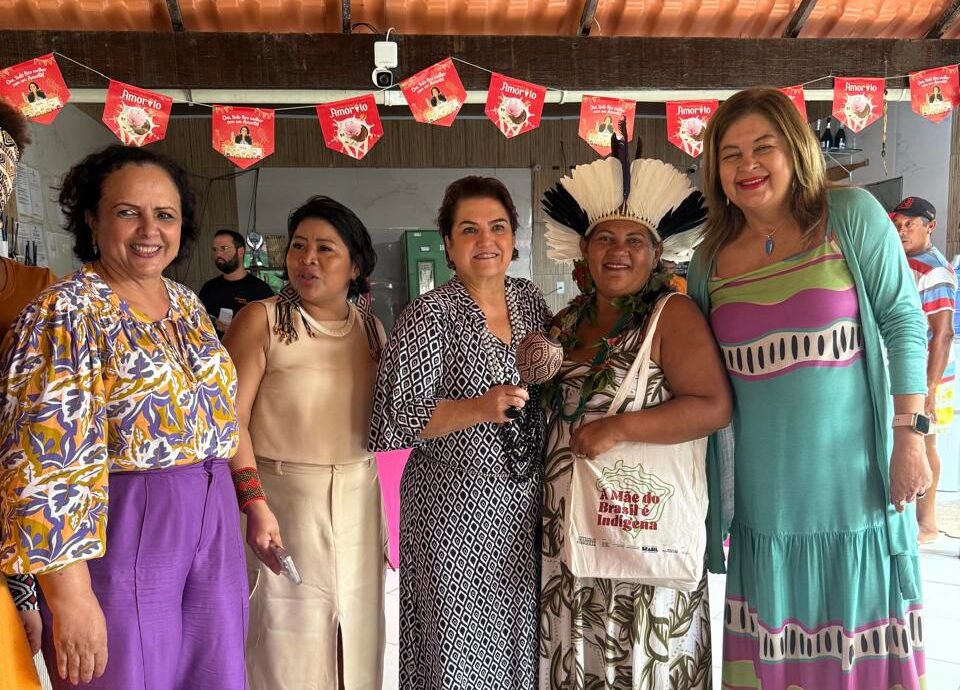 Mulheres indígenas em ação