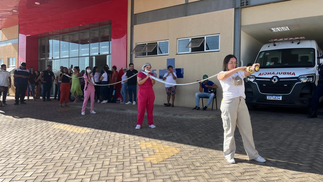 Novo Hospital Regional de Picos realizou o treinamento da NR-23 de Preven&ccedil;&atilde;o e Combate a Inc&ecirc;ndio e Primeiros Socorros