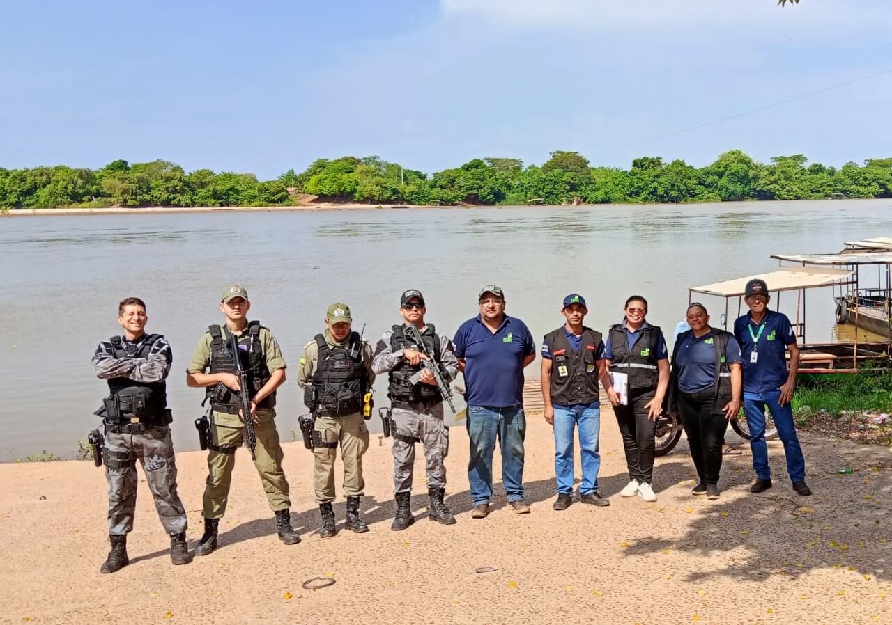 Operação de fiscalização volante no Cais do Rio Parnaíba