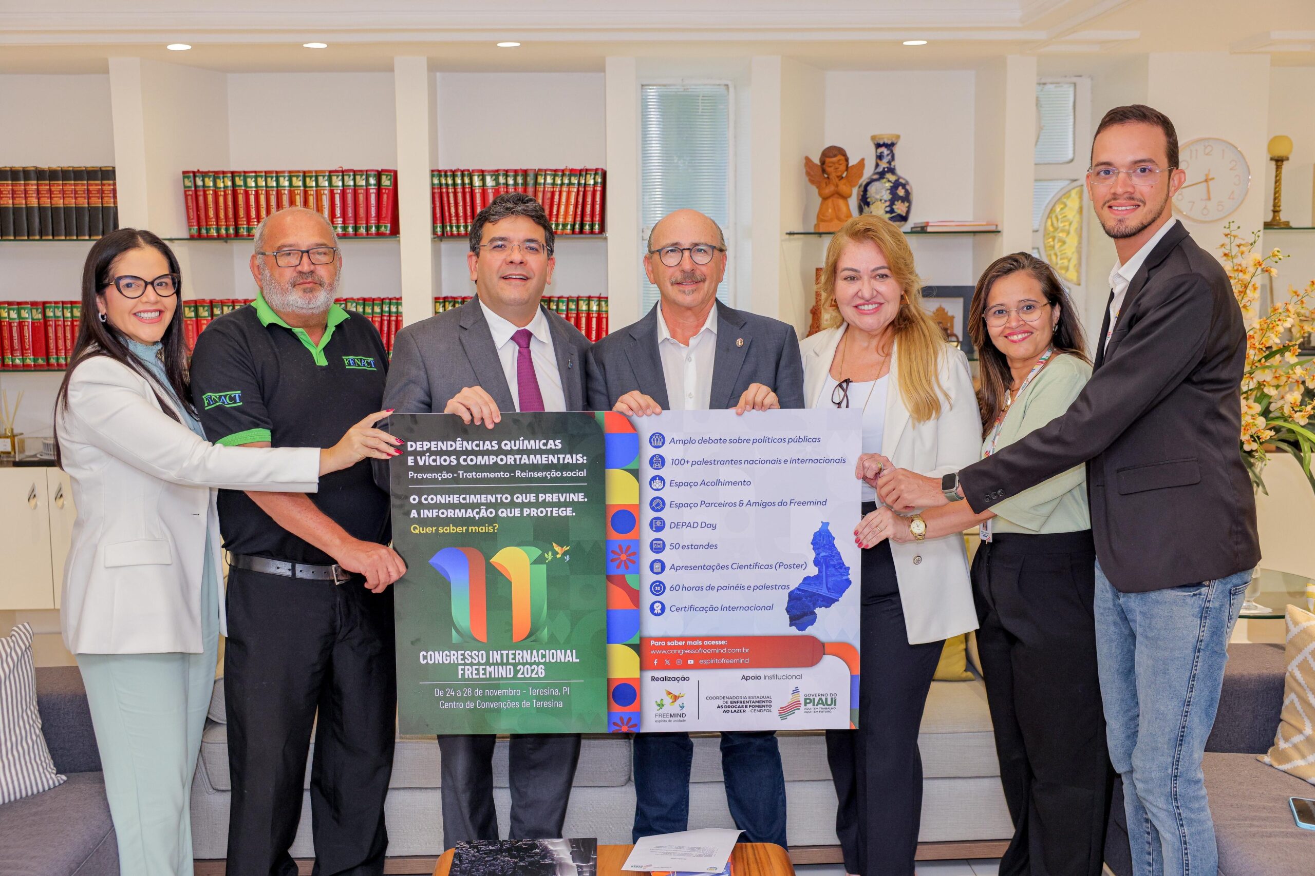 Freemind 2026: Piauí sediará congresso internacional para debater dependências químicas, tratamento e reinserção social