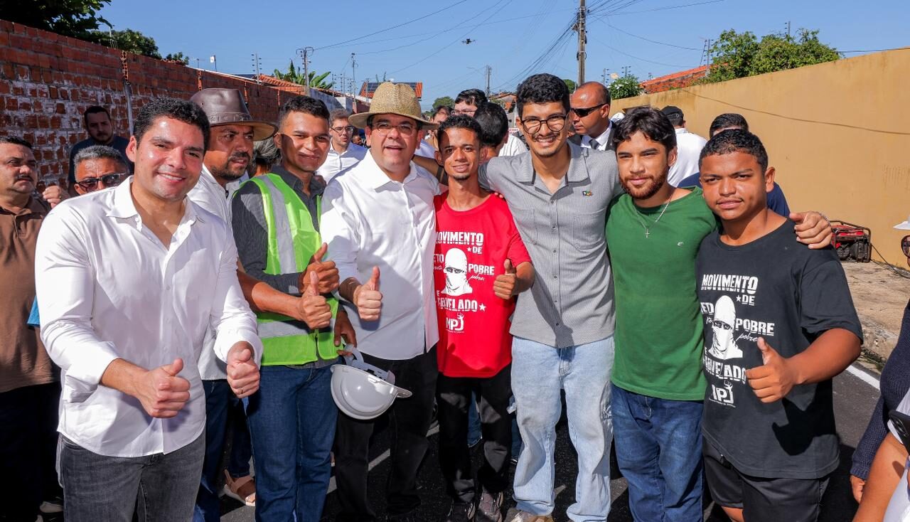 Rafael Fonteles acompanha avanço do maior programa de asfaltamento urbano de Teresina, que beneficia 54 bairros da capital