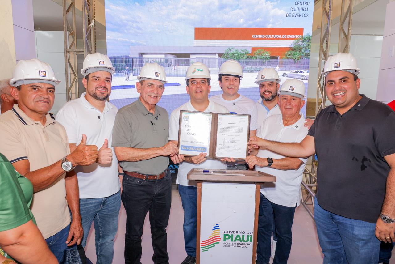 Rafael Fonteles acompanha reforma do hospital estadual, mercado público e autoriza construção de Centro Cultural em São Miguel do Tapuio