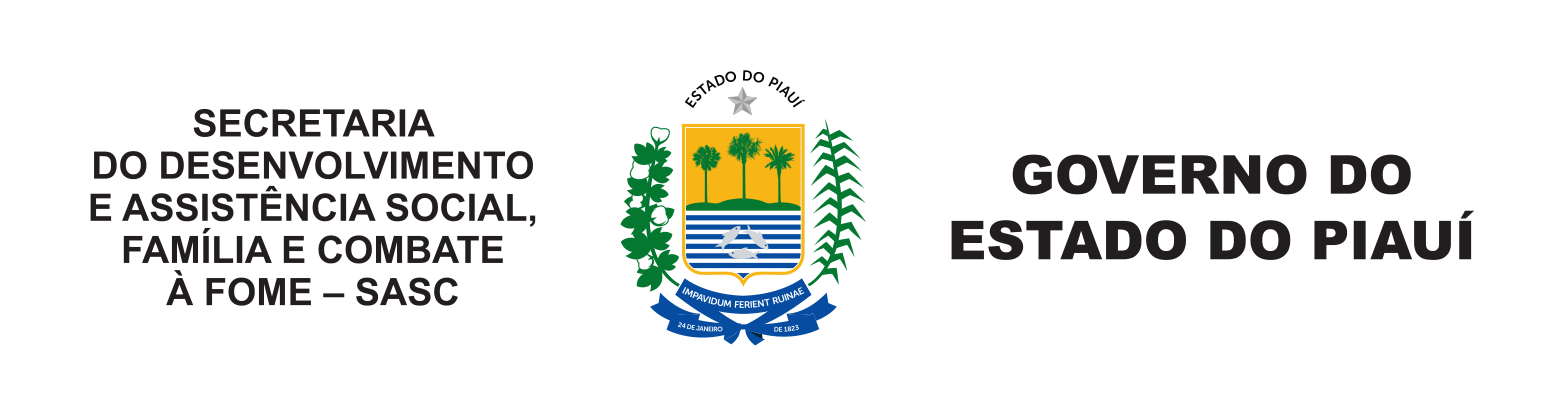 Logo Secretaria do Desenvolvimento e Assistência Social, Família e Combate à Fome – SASC Período Eleitoral