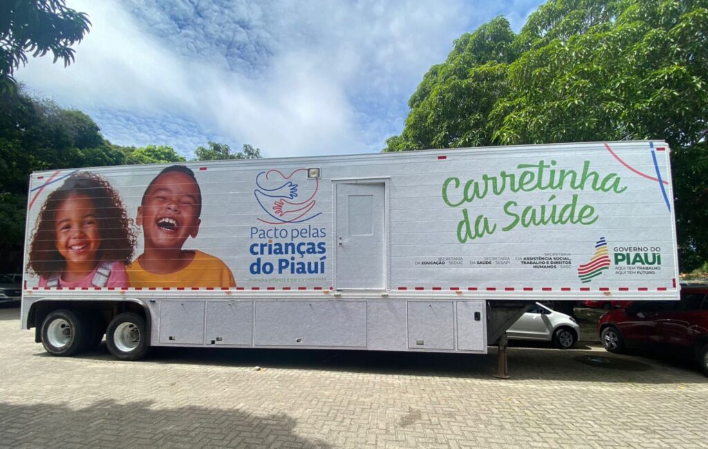 Carretinha da Saúde amplia atendimento especializado para crianças no interior do Piauí