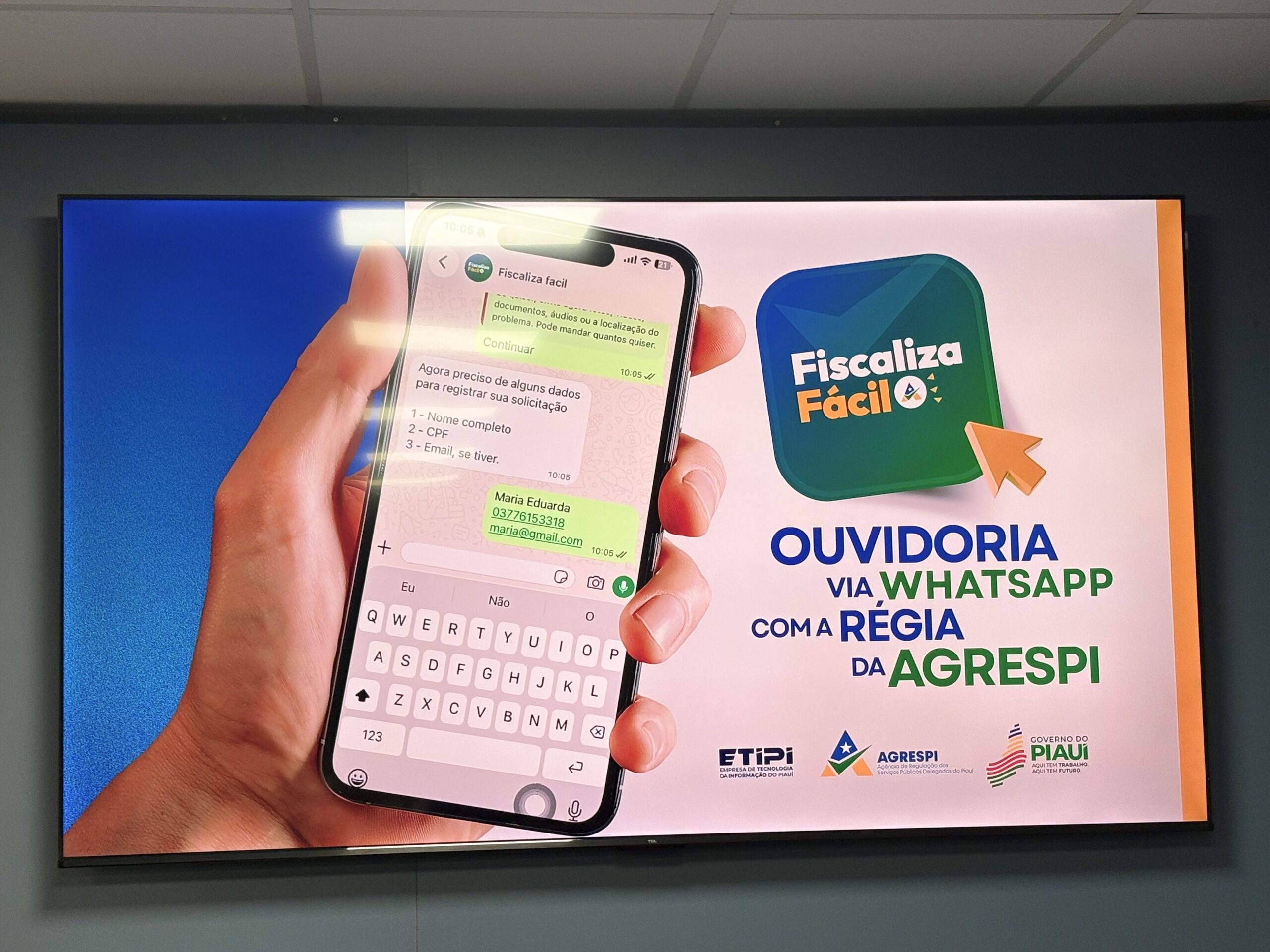 Fiscaliza Fácil: Agrespi lança atendimento pelo WhatsApp para facilitar reclamações sobre água, energia e transporte